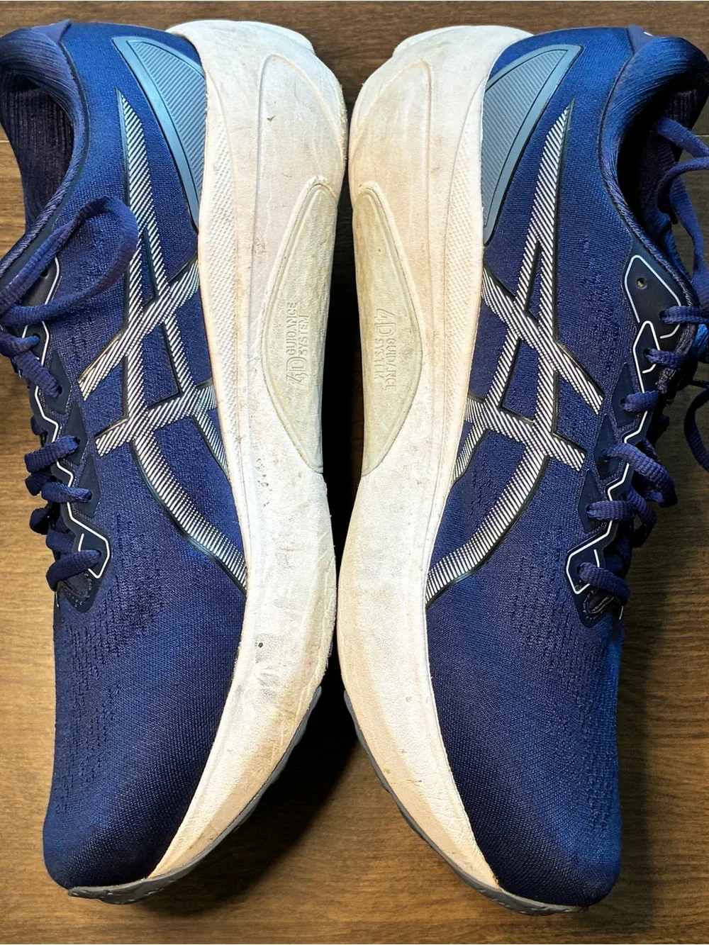 ASICS Men's Gel-Kayano 30 Blue and White Size 14